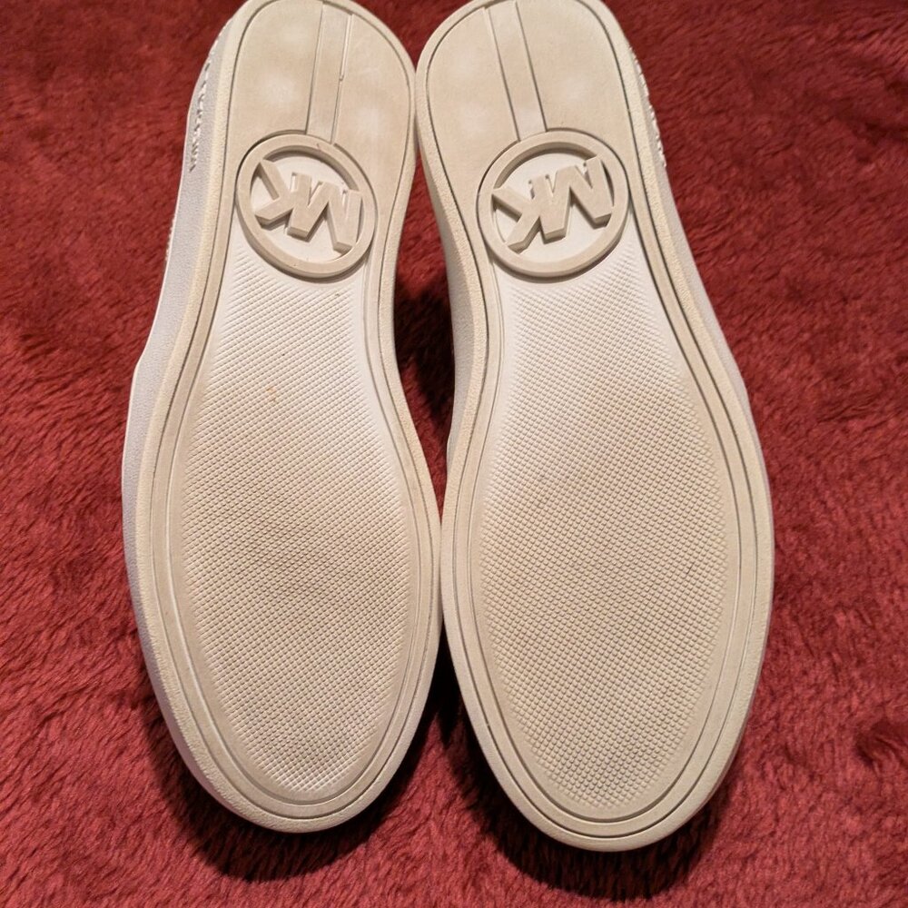 Michael Kors metallic leather blended gold slip on loafer/sneaker size 6M - Picture 4 of 7